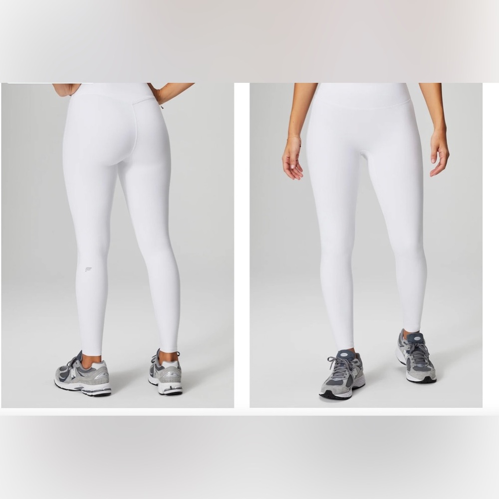 Worn twice white High-Waisted Legging (lined so it’s not see-through)